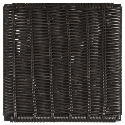 Juego de mesa de comedor Aviano con tapa redonda de vidrio en color bronce