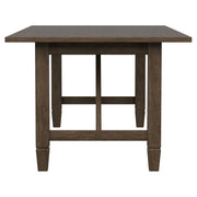 Mesa de comedor rectangular Matisse de madera de 94 pulgadas en marrón claro