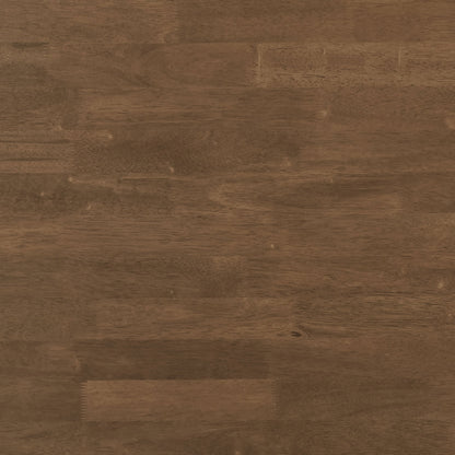 Mesa de comedor ovalada Dortch de madera maciza de 63 pulgadas en nogal