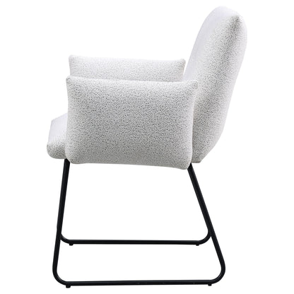 Silla de comedor tapizada Ackland gris claro (juego de 2)