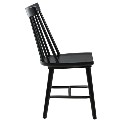 Juego de comedor extensible Middleton con hojas en marrón y negro