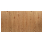Mesa de comedor extensible Middleton de 106 pulgadas, color marrón natural