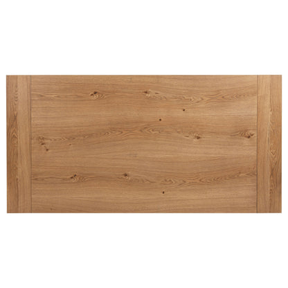 Mesa de comedor extensible Middleton de 106 pulgadas, color marrón natural