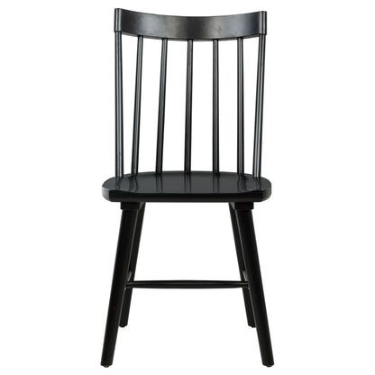Middleton Solid Wood Dining Side Chair Black (Set of 2)