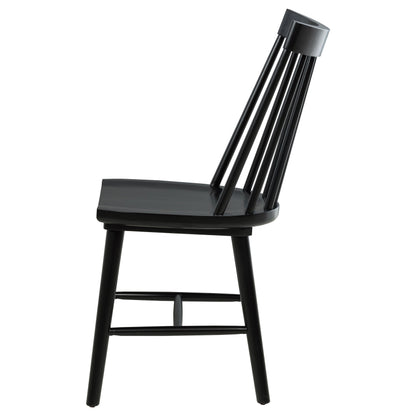 Middleton Solid Wood Dining Side Chair Black (Set of 2)