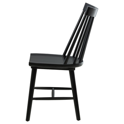 Middleton Solid Wood Dining Side Chair Black (Set of 2)