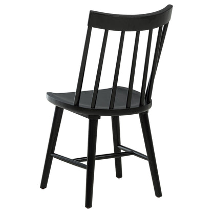 Middleton Solid Wood Dining Side Chair Black (Set of 2)