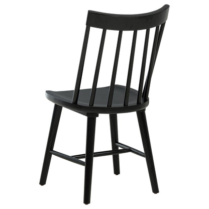 Middleton Solid Wood Dining Side Chair Black (Set of 2)