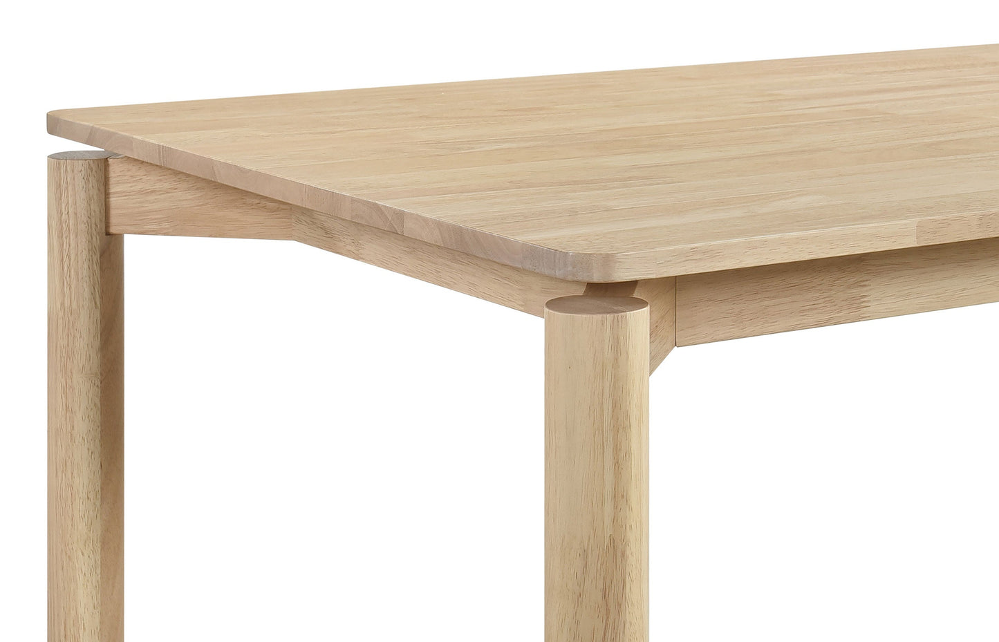 Juego de comedor de madera Parkridge de 59 pulgadas en nogal natural