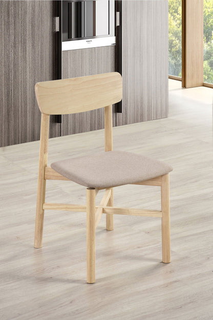 Silla de comedor Parkridge en nogal natural (juego de 2)