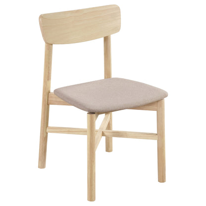 Silla de comedor Parkridge en nogal natural (juego de 2)
