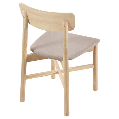 Silla de comedor Parkridge en nogal natural (juego de 2)