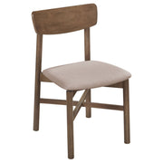 Parkridge 59-inch Wood Dining Set Natural Walnut