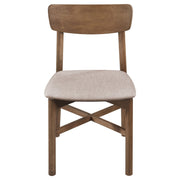 Parkridge 59-inch Wood Dining Set Natural Walnut