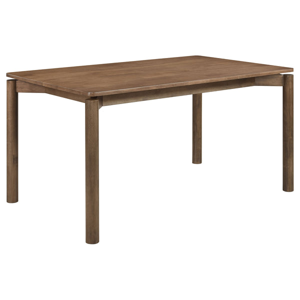 Mesa de comedor rectangular Parkridge de 59 pulgadas en nogal natural