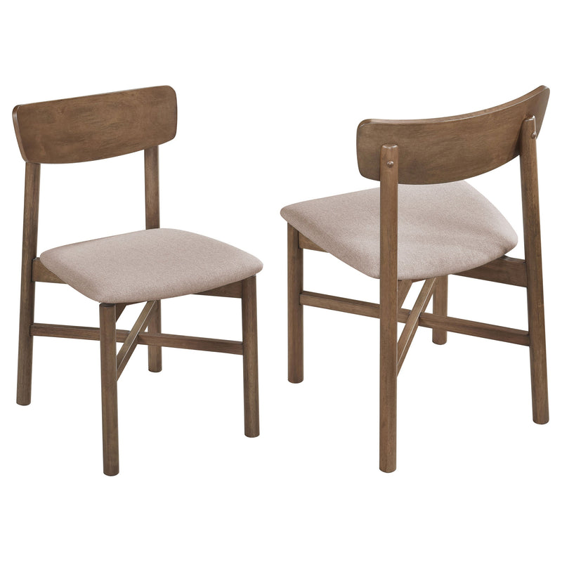 Silla de comedor Parkridge en nogal natural (juego de 2)