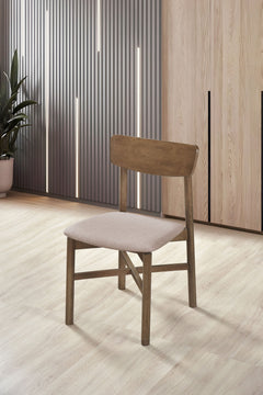 Silla de comedor Parkridge en nogal natural (juego de 2)