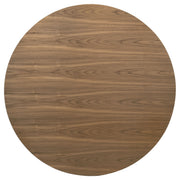 Crestmore 46-inch Round Wood Dining Table Walnut