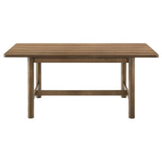 Crestmore 46-inch Round Wood Dining Table Set Walnut
