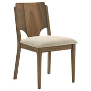 Crestmore 46-inch Round Wood Dining Table Set Walnut