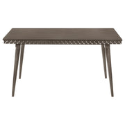 Juego de comedor rectangular Onslow de 59 pulgadas en marrón oscuro