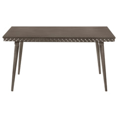 Juego de comedor rectangular Onslow de 59 pulgadas en marrón oscuro
