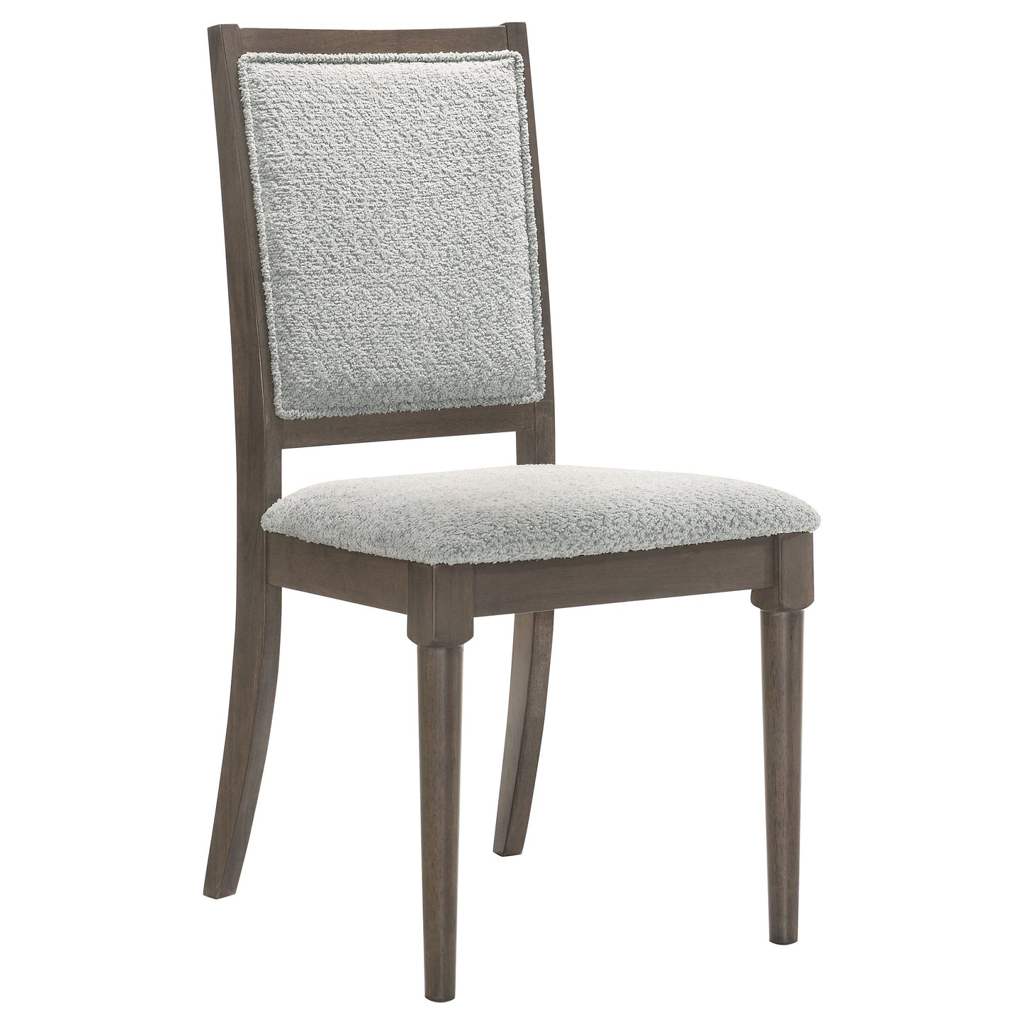 Silla de comedor tapizada Onslow marrón oscuro (juego de 2)