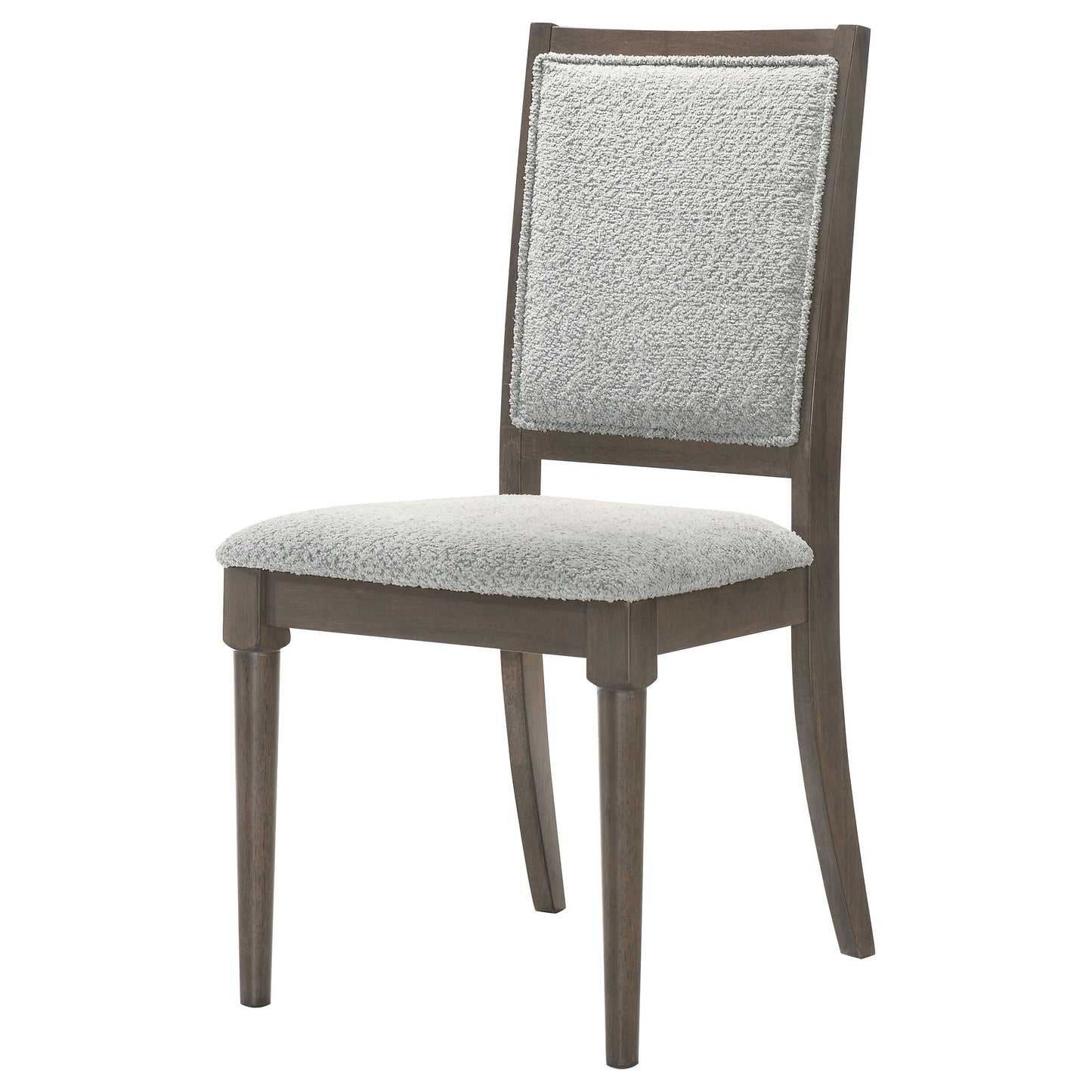 Silla de comedor tapizada Onslow marrón oscuro (juego de 2)