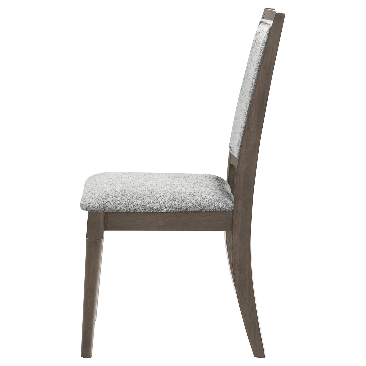Silla de comedor tapizada Onslow marrón oscuro (juego de 2)