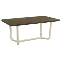 Mesa de comedor rectangular de madera Biloxi de 71 pulgadas en color marrón grisáceo