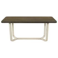 Mesa de comedor rectangular de madera Biloxi de 71 pulgadas en color marrón grisáceo