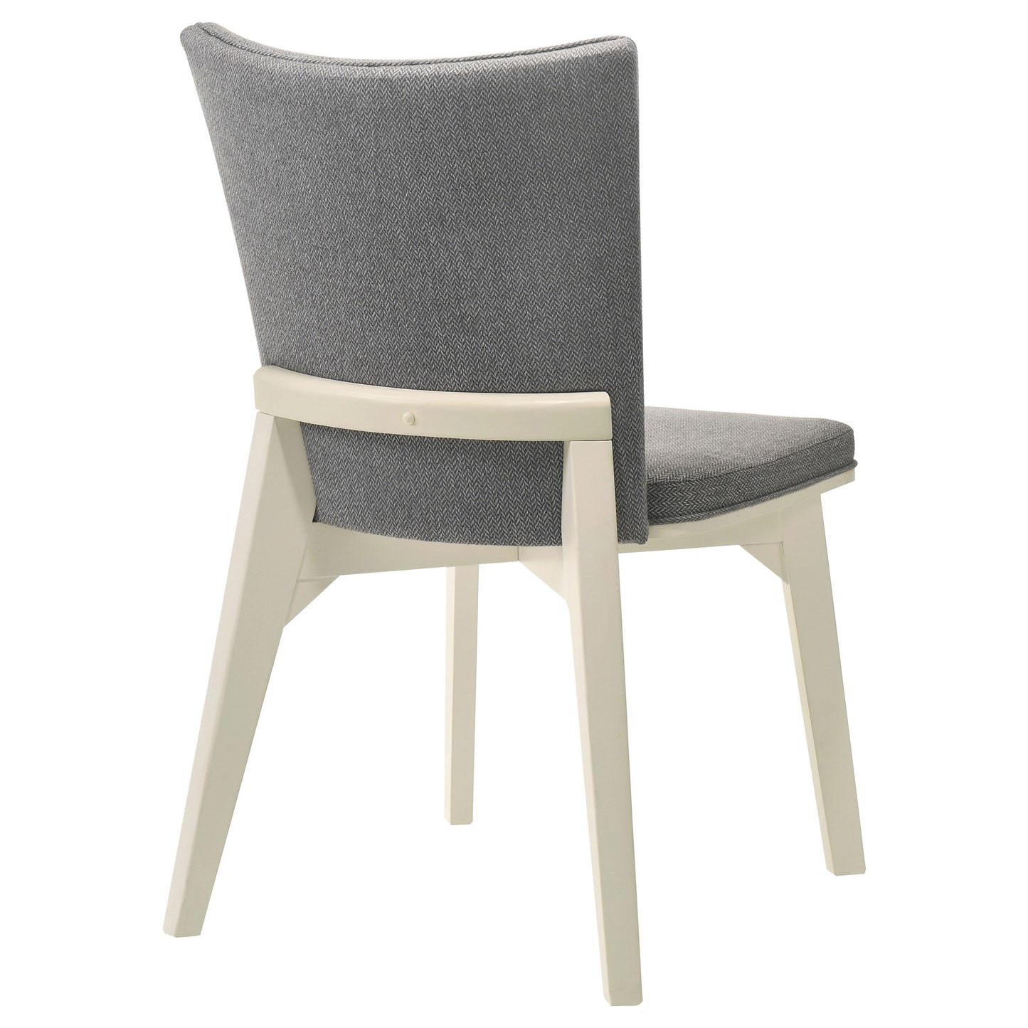 Silla de comedor tapizada Biloxi gris (juego de 2)