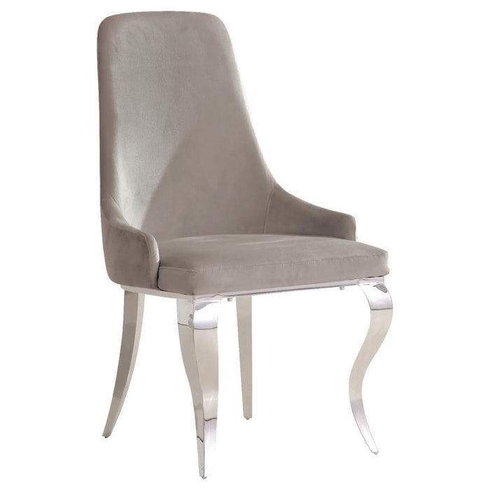 Antoine Upholstered Demi Arm Dining Side Chair
