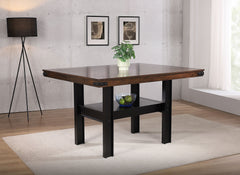 Mesa de comedor Patterson de 60 pulgadas de altura de mostrador en roble mango
