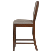 Silla de mostrador tapizada Patterson de roble mango (juego de 2)