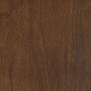 Mesa de comedor redonda Everton de madera de 53 pulgadas en nogal oscuro