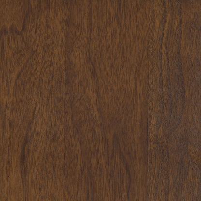 Mesa de comedor redonda Everton de madera de 53 pulgadas en nogal oscuro