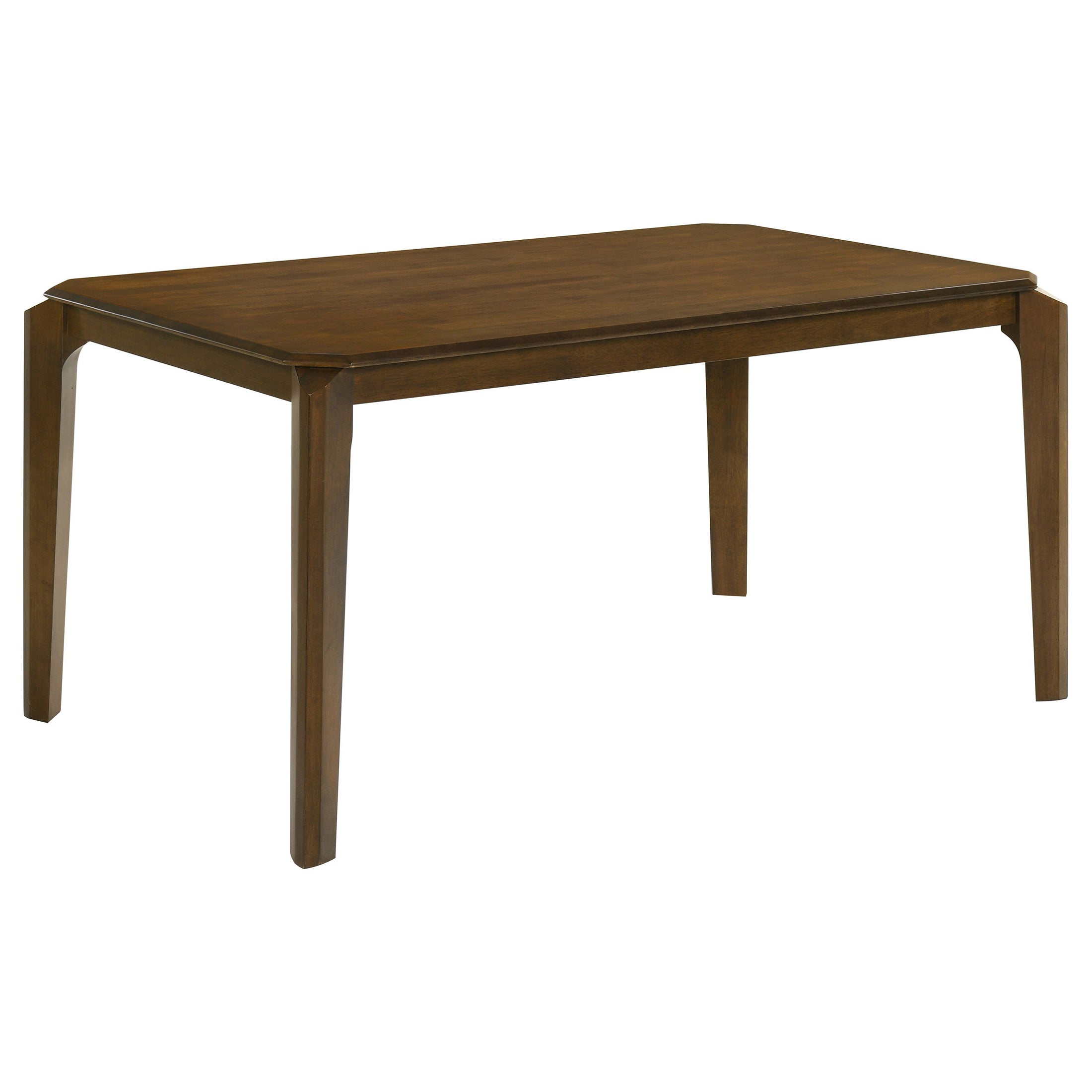 Mesa de comedor rectangular de madera Almonte de 59 pulgadas en marrón oscuro