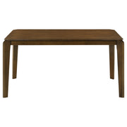 Mesa de comedor rectangular de madera Almonte de 59 pulgadas en marrón oscuro