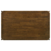 Mesa de comedor rectangular de madera Almonte de 59 pulgadas en marrón oscuro