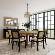 Arini Round Dining Room Table Set Sand Wash