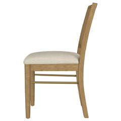 Silla de comedor Arini de ratán negro (juego de 2)