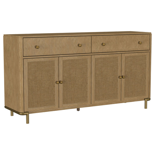 Arini 2-drawer Cane Door Dining Sideboard Server