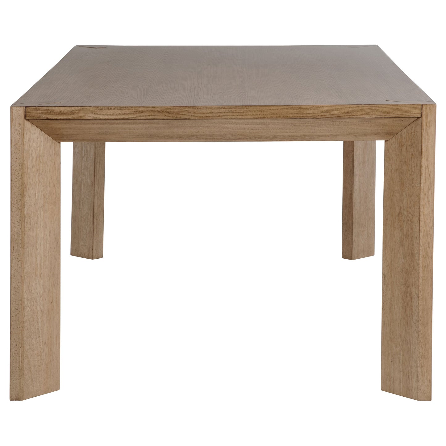 Juego de comedor rectangular Bruner de 72 pulgadas, color marrón natural