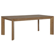 Bruner 72-inch Rectangular Dining Set Natural Brown