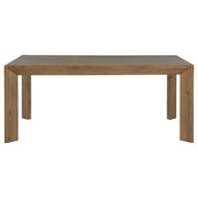 Bruner 72-inch Rectangular Dining Set Natural Brown