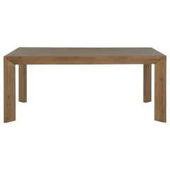Mesa de comedor rectangular de madera Bruner de 72 pulgadas, color marrón natural