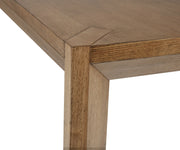 Mesa de comedor rectangular de madera Bruner de 72 pulgadas, color marrón natural