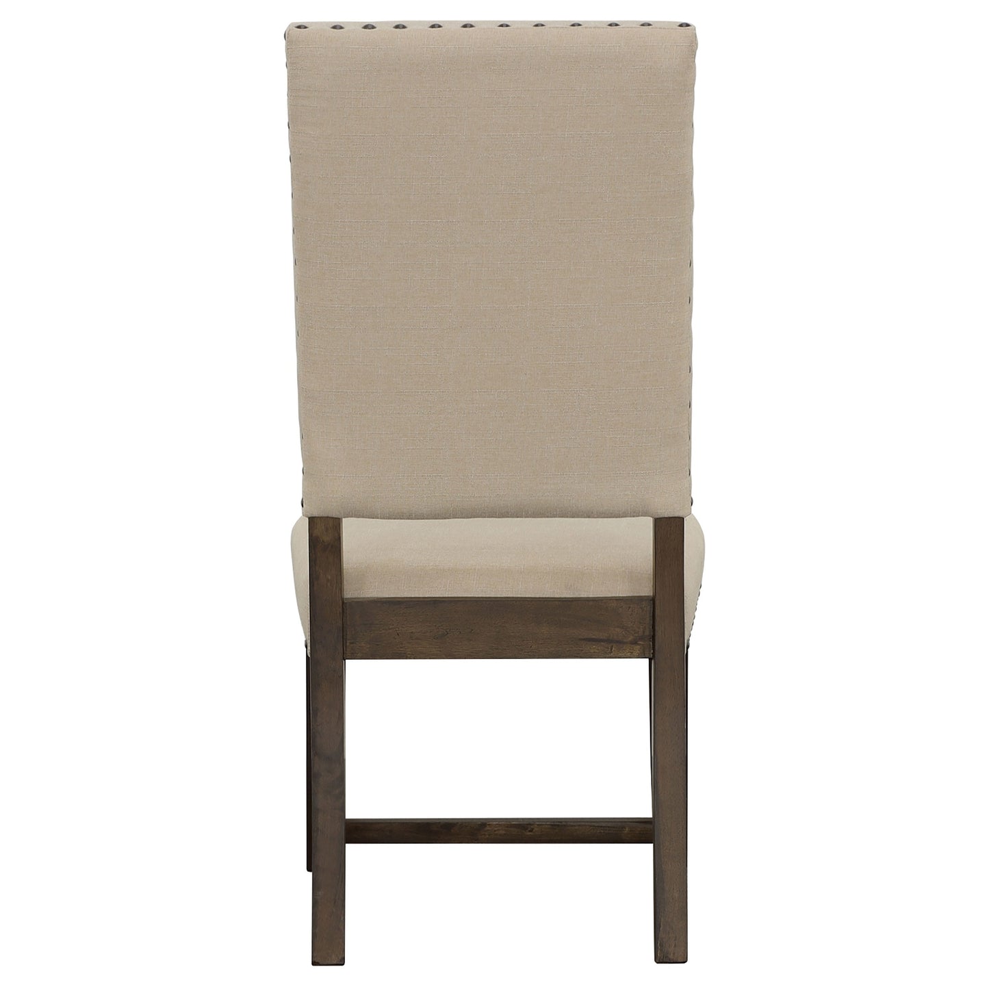 Silla de comedor tapizada Twain beige (juego de 2)