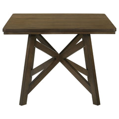 Juego de comedor Canfield de 47 pulgadas de altura de mostrador marrón